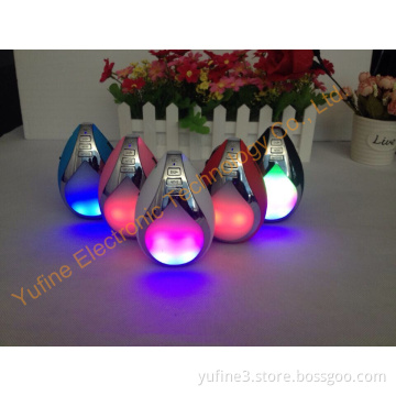 Supply 2015 new drop of water wireless Bluetooth speaker,LED flash light Bluetooth speaker,fashion wireless Bluetooth speaker fr